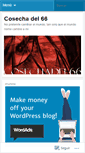 Mobile Screenshot of cosechadel66.wordpress.com