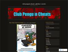 Tablet Screenshot of clubpenguinchaet.wordpress.com