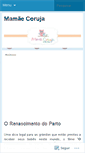 Mobile Screenshot of amamaecoruja.wordpress.com