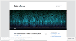 Desktop Screenshot of elektricforest.wordpress.com