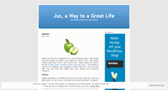 Desktop Screenshot of justotalhealth.wordpress.com