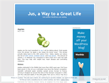 Tablet Screenshot of justotalhealth.wordpress.com