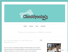 Tablet Screenshot of chaddycake.wordpress.com