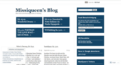 Desktop Screenshot of missiqueen.wordpress.com