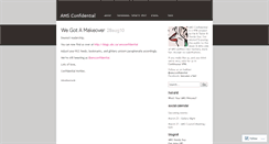 Desktop Screenshot of amsconfidential.wordpress.com