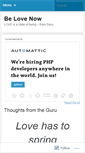 Mobile Screenshot of belovenow.wordpress.com