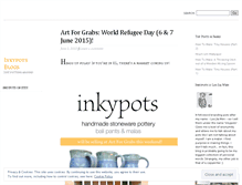 Tablet Screenshot of inkypots.wordpress.com