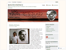 Tablet Screenshot of centenariomiguelhernandez.wordpress.com