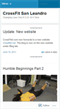 Mobile Screenshot of crossfitsl.wordpress.com