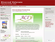 Tablet Screenshot of divorcedveteran.wordpress.com