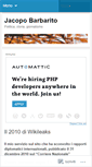 Mobile Screenshot of barbaritojacopo.wordpress.com