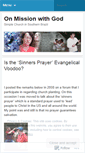 Mobile Screenshot of onmissionwithgod.wordpress.com