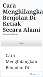 Mobile Screenshot of caramenghilangkanbenjolandiketiakwebherbal.wordpress.com