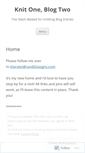 Mobile Screenshot of knitoneblogtwo.wordpress.com