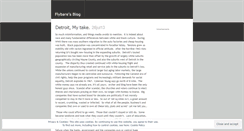 Desktop Screenshot of flybare.wordpress.com