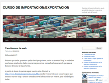 Tablet Screenshot of comercioexterior7.wordpress.com