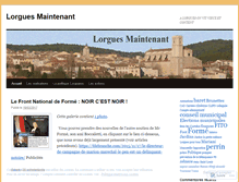 Tablet Screenshot of lorguesmaintenant.wordpress.com