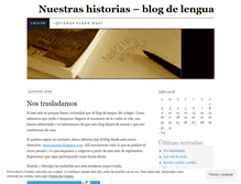 Tablet Screenshot of lenguagracia.wordpress.com