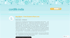 Desktop Screenshot of cordlifeindia.wordpress.com