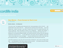 Tablet Screenshot of cordlifeindia.wordpress.com