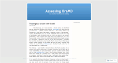 Desktop Screenshot of oramd.wordpress.com