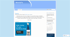 Desktop Screenshot of bisnisfx.wordpress.com