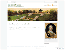 Tablet Screenshot of generalgreene.wordpress.com