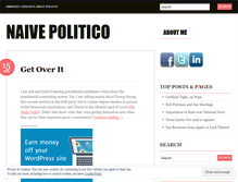 Tablet Screenshot of naivepolitico.wordpress.com