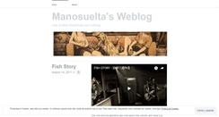 Desktop Screenshot of manosuelta.wordpress.com