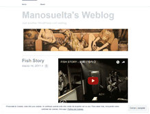 Tablet Screenshot of manosuelta.wordpress.com