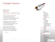 Tablet Screenshot of knightssorrow.wordpress.com