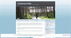 Desktop Screenshot of learningwoman.wordpress.com