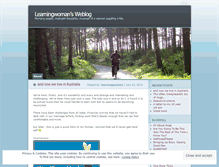 Tablet Screenshot of learningwoman.wordpress.com