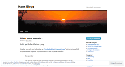 Desktop Screenshot of hansblogg.wordpress.com