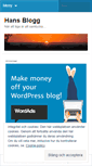 Mobile Screenshot of hansblogg.wordpress.com