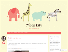 Tablet Screenshot of moopcity.wordpress.com