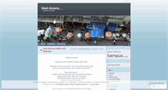 Desktop Screenshot of dwiyanafaisal.wordpress.com