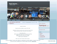 Tablet Screenshot of dwiyanafaisal.wordpress.com