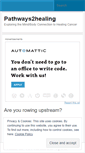 Mobile Screenshot of pathways2healing.wordpress.com