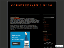Tablet Screenshot of corsetheaven.wordpress.com