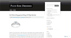 Desktop Screenshot of bestplussizedresses.wordpress.com