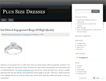 Tablet Screenshot of bestplussizedresses.wordpress.com