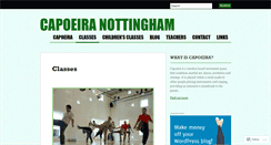 Desktop Screenshot of capoeiraangolanottingham.wordpress.com