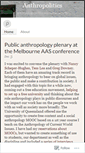 Mobile Screenshot of anthropolitics.wordpress.com