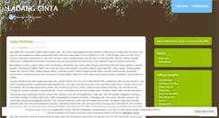 Desktop Screenshot of ladangcinta.wordpress.com