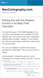 Mobile Screenshot of neocartography.wordpress.com