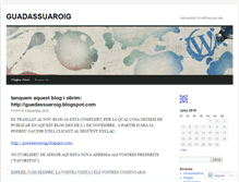 Tablet Screenshot of guadassuaroig.wordpress.com