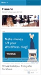Mobile Screenshot of flanerie.wordpress.com