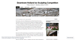 Desktop Screenshot of downtownhollandice.wordpress.com