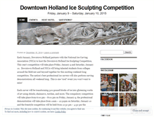 Tablet Screenshot of downtownhollandice.wordpress.com